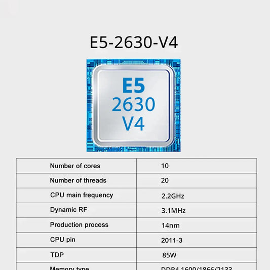 SOYO X99 Motherboard Set With LGA2011-3 Xeon E5 2630 V4 CPU DDR4 16GB