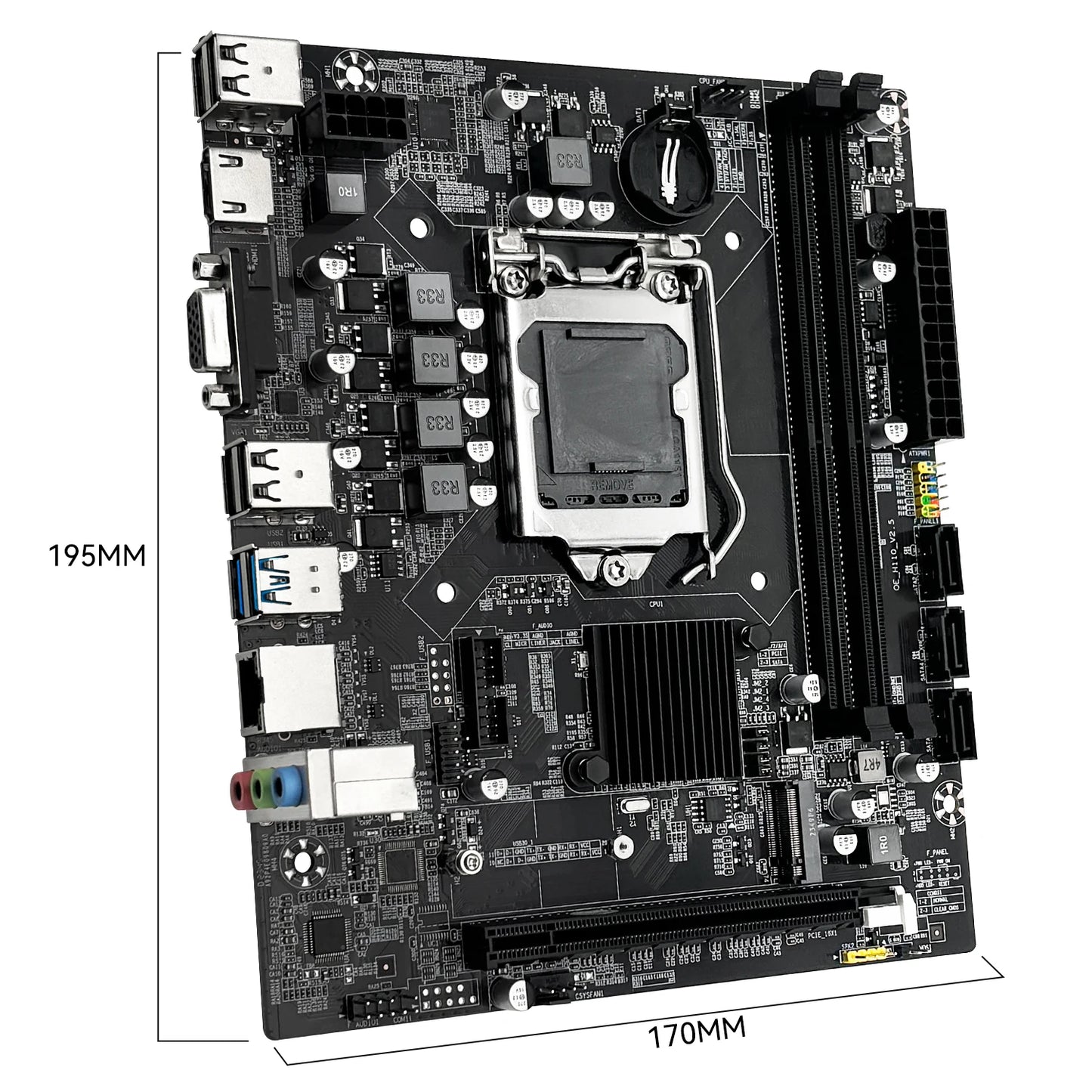 MACHINIST H110 Motherboard Supports LGA 1151 Intel Core CPU DDR4 RAM