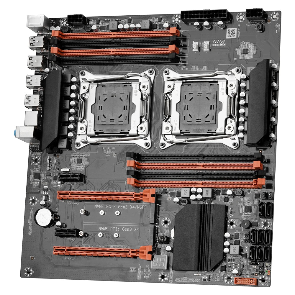 SOYO X99 Dual CPU Gaming Motherboard DDR4 M.2 NVME USB3.0 E-ATX