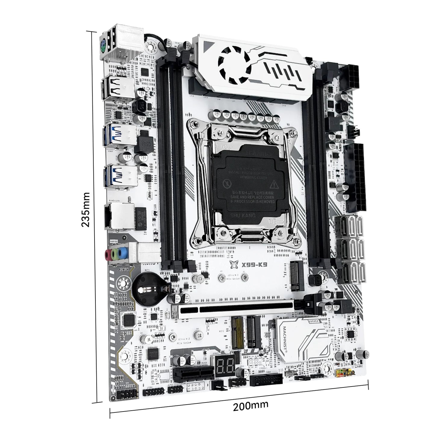 MACHINIST New upgrade X99 Gaming Motherboard LGA 2011-3 cpu C612 Chip