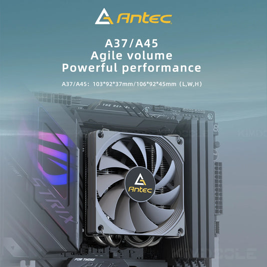 Antec A37 Push-down Pressure Profile CPU Cooler 4 Heat Pipes Air