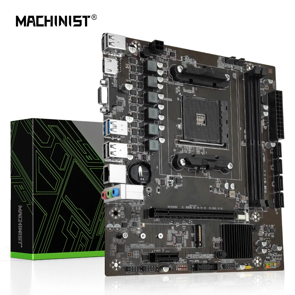 MACHINIST B450 Motherboard AMD Processor DDR4 Memory Dual-channel AM4