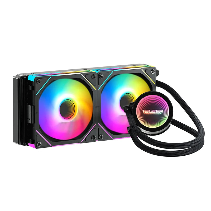 TEUCER CPU Water Cooler With JM-1 Fan All In One CPU Liquid Cooling
