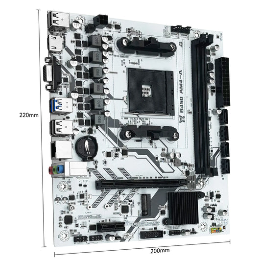 MACHINIST B450 Motherboard AMD Processor Dual-channel DDR4 Memory AM4