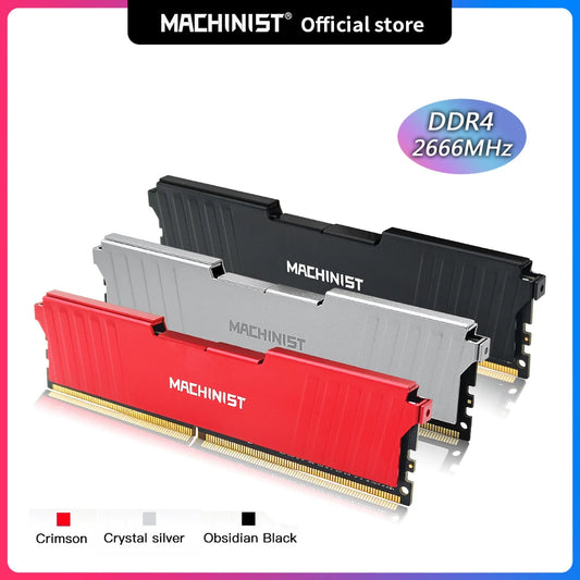 MACHINIST DDR4 RAM 8GB 16GB 2133HMz 2666HMz 3200mhz Desktop Memory