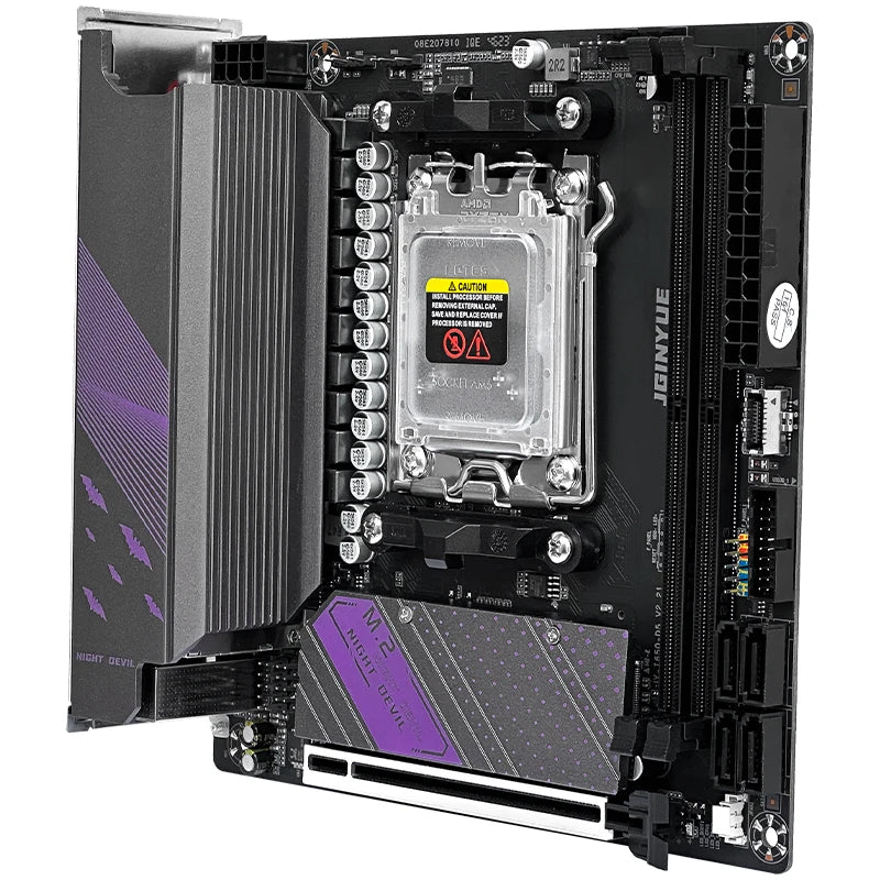 JGINYUE AM5 Motherboard supports AMD Ryzen 7000 series CPU processors