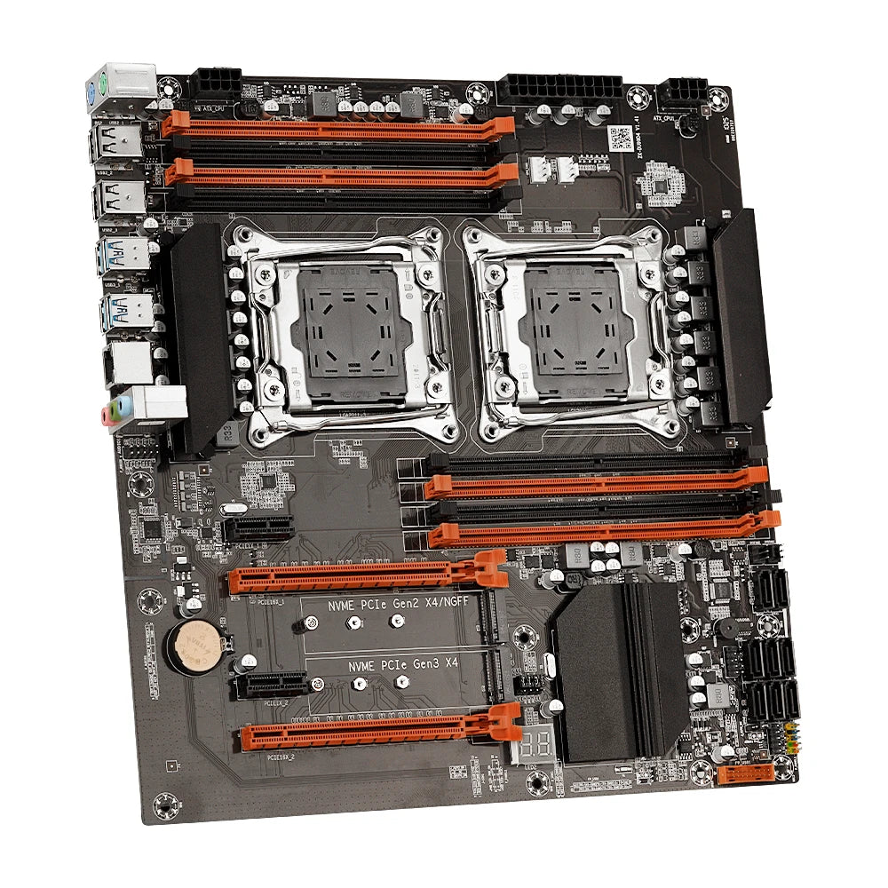 SOYO X99 Dual CPU Gaming Motherboard DDR4 M.2 NVME USB3.0 E-ATX