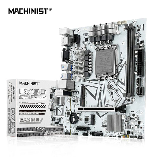MACHINIST B760 GT4 DDR4 Motherboard LGA 1700 Support Intel Core