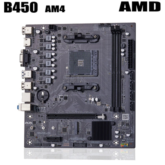 QIYIDA B450 Motherboard support DDR4 desktop RAM AM4 CPU slot NVME