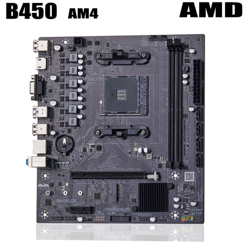 QIYIDA B450 Motherboard support DDR4 desktop RAM AM4 CPU slot NVME