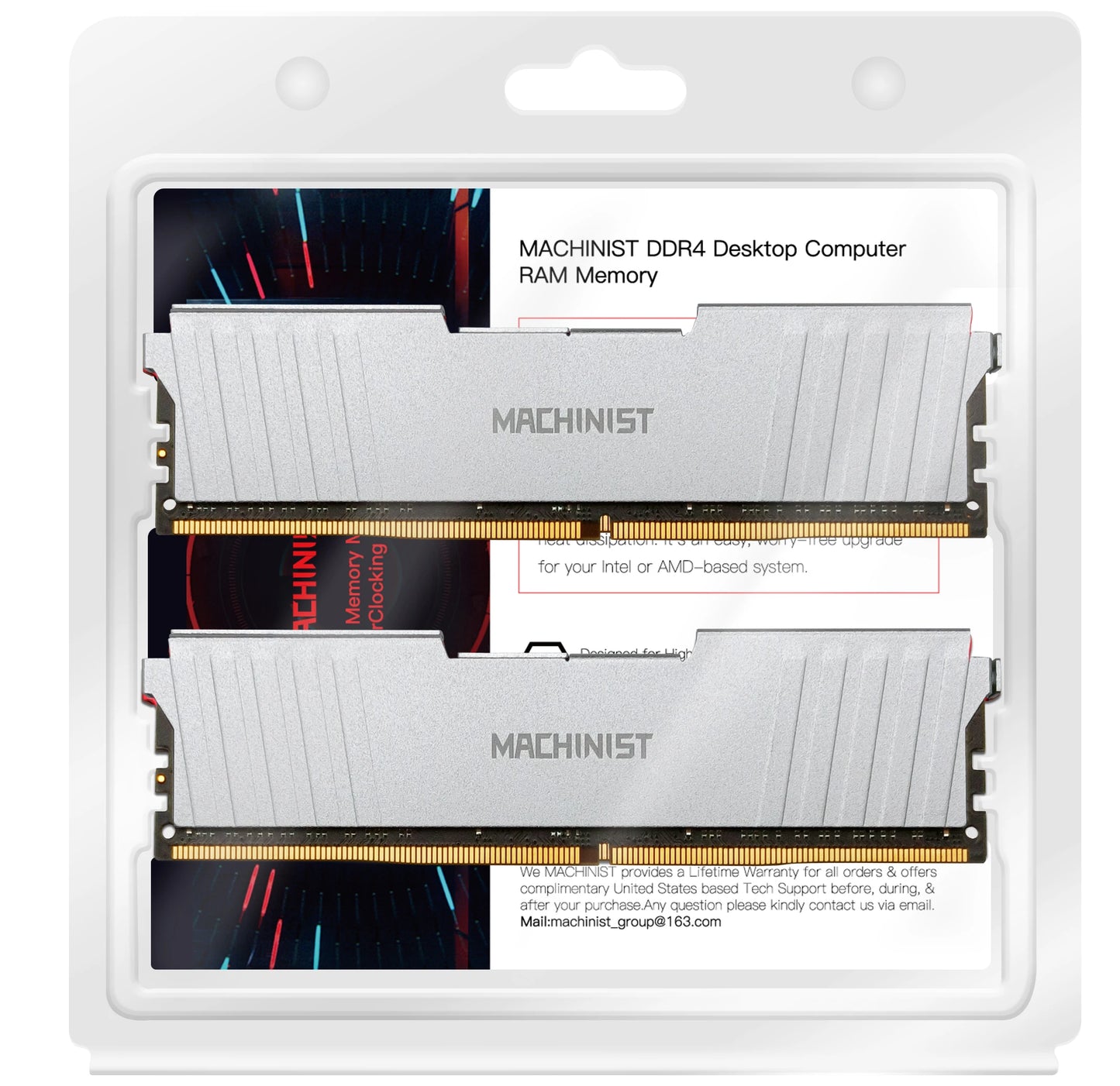 MACHINIST DDR4 RAM 8GB 16GB 2133HMz 2666HMz 3200mhz Desktop Memory