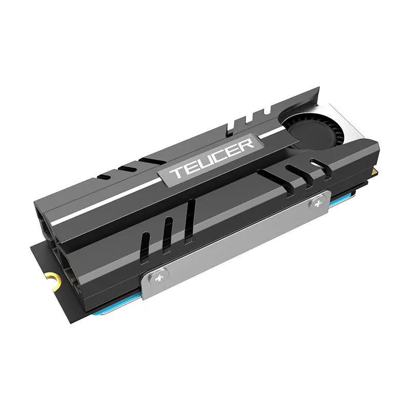 TEUCER M.2 SSD NVMe Heat Sink 2280 Solid State Disk Air Circulation