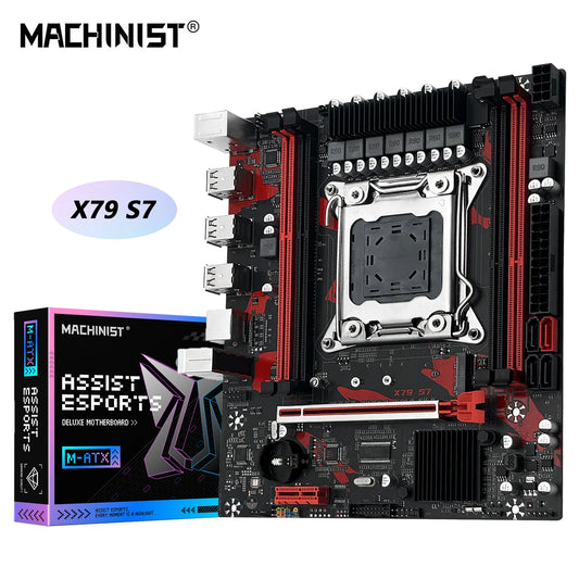 MACHINIST X79 S7 Motherboard Support Intel Xeon E5 v1&v2 LGA 2011 CPU
