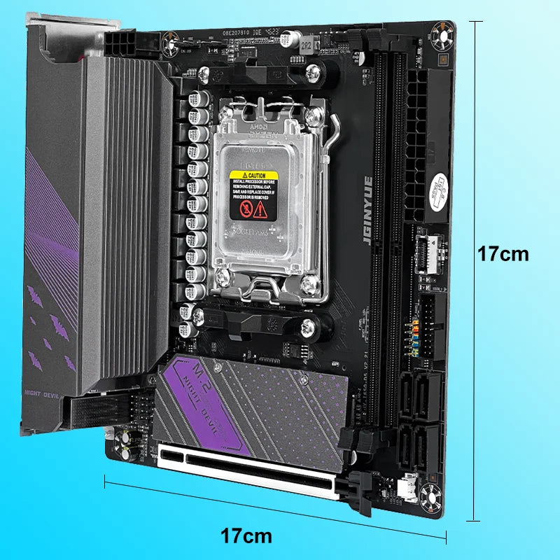 JGINYUE AM5 Motherboard supports AMD Ryzen 7000 series CPU processors