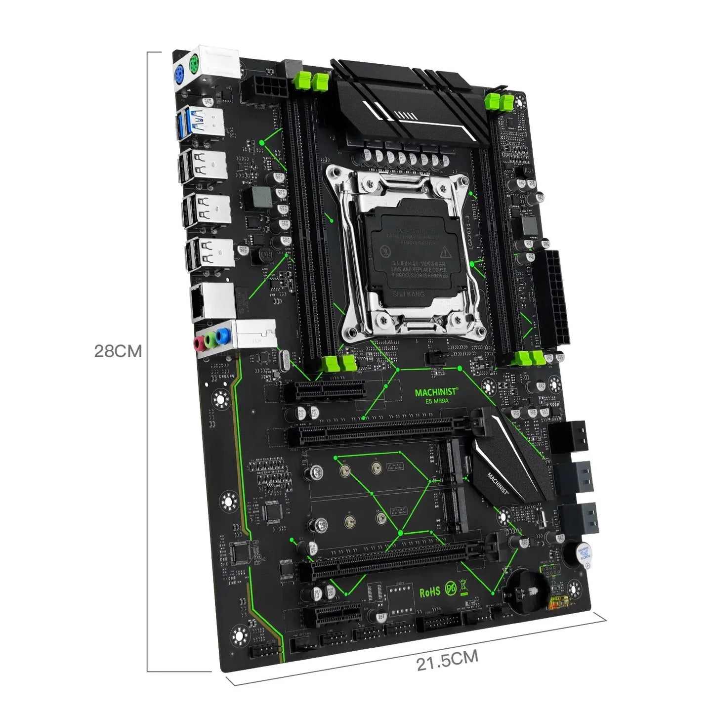MACHINIST E5 MR9A V1.0 X99 Motherboard Support LGA 2011-3 Xeon E5 V3
