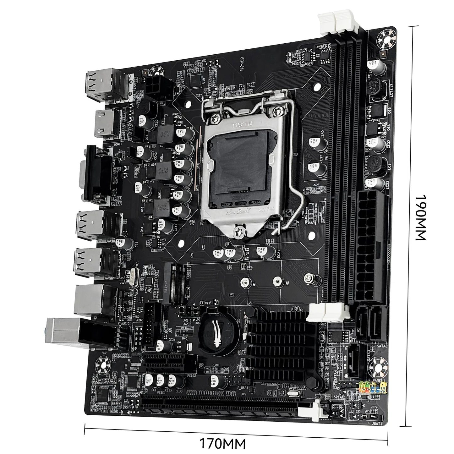 MACHINIST H61 Motherboard LGA 1155 Desktop Motherboards Support DDR3