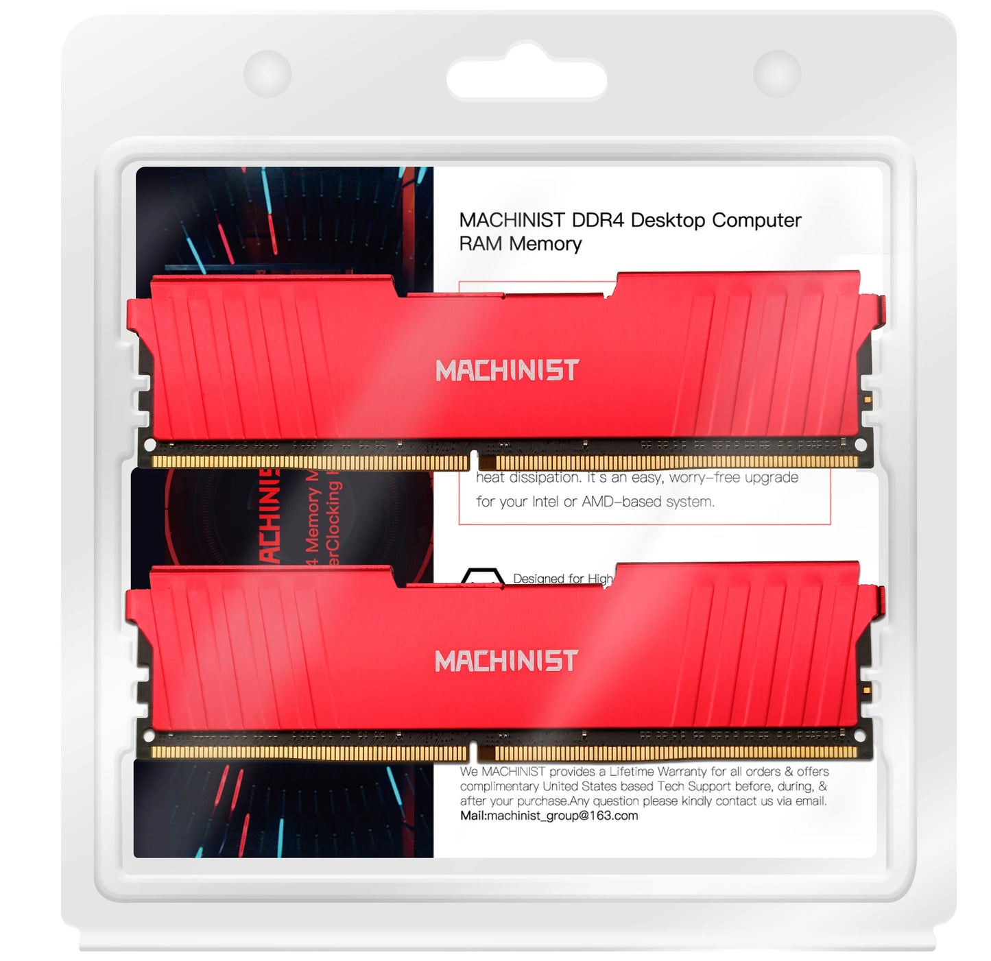 MACHINIST DDR4 RAM 8GB 16GB 2133HMz 2666HMz 3200mhz Desktop Memory