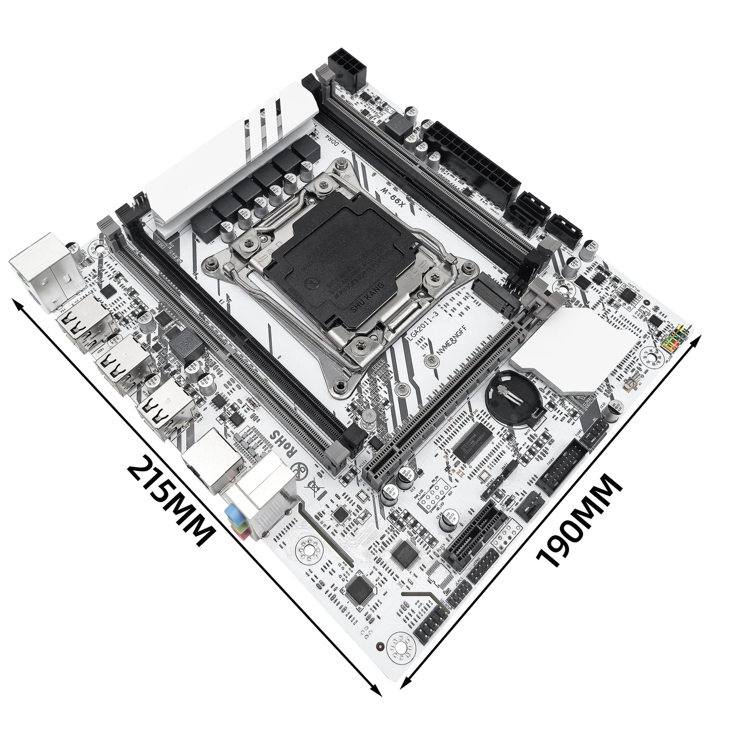 ZSUS X99-W Motherboard Set Kit With LGA2011-3 Xeon E5 2680V4 CPU DDR4