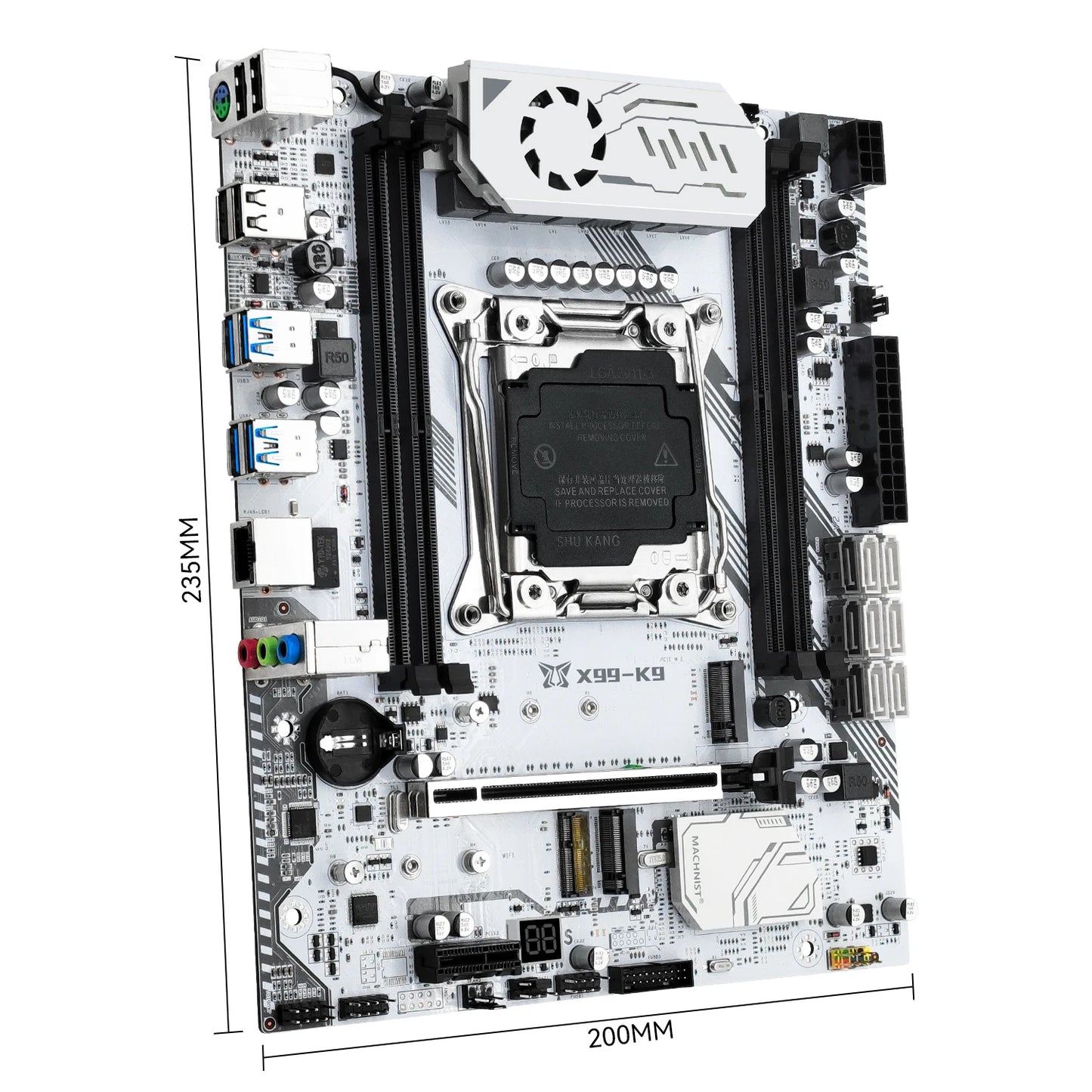 MACHINIST X99 K9 Motherboard Optional LGA 2011-3 Xeon E5 2670 V3